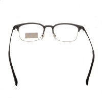 Gafas de bloqueo de luz azul Marcos de anteojos recetados cuadrados Marco de gafas de metal óptico retro