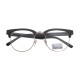 Vintage Inspired Classic Horn Rimmed Shiny Black Handmade Acetate Optical Frame Suppliers