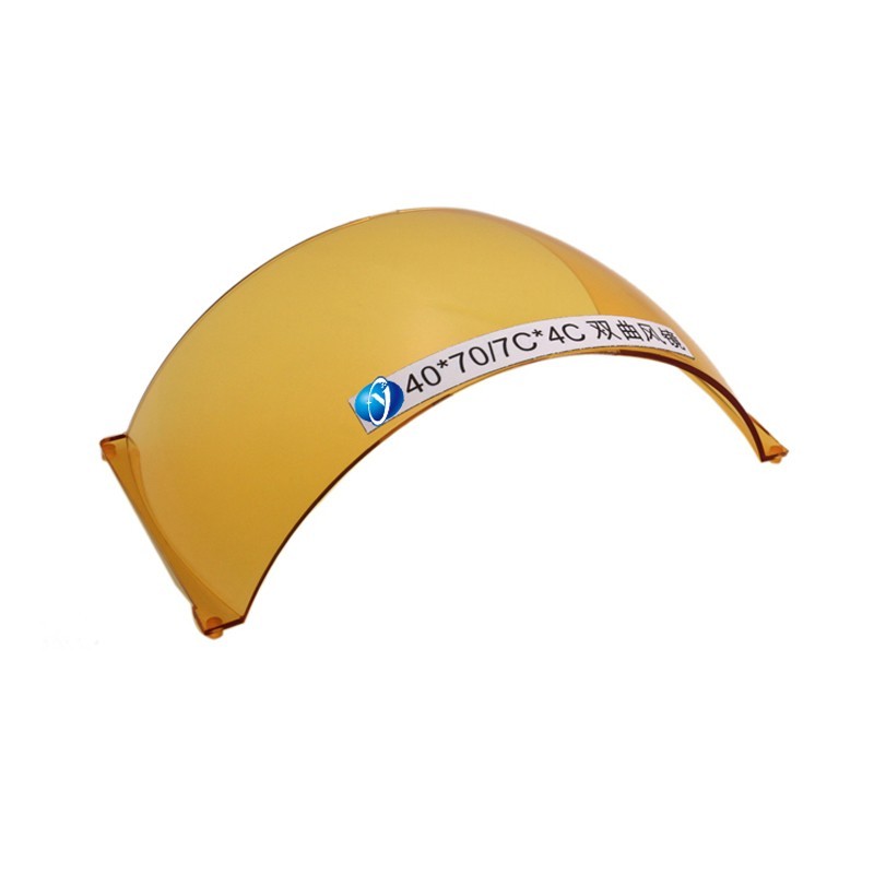 Lentes de policarbonato de peça única esférica para óculos esportivos com revestimento de espelho lente original fabricante