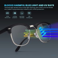 Lentes de visión única anti luz azul Lente de gafas de computadora de bloqueo de luz azul