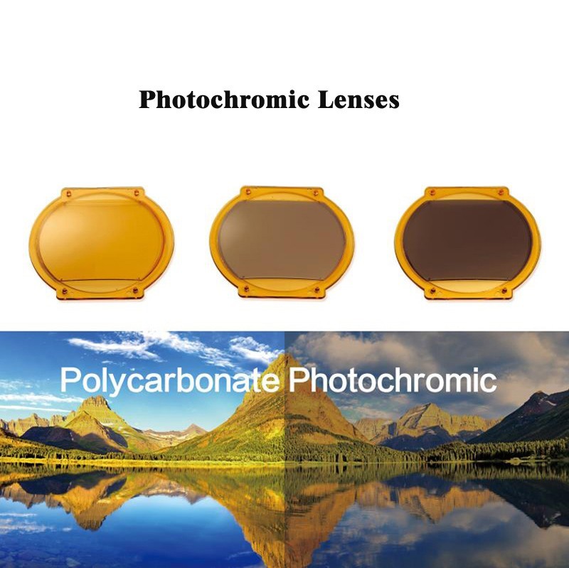 Lentes de substituição polarizadas de policarbonato de fábrica da China Lentes fotocromáticas para óculos