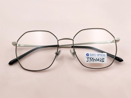 Hexagonal Metal Prescription Eyeglass Frames Factory