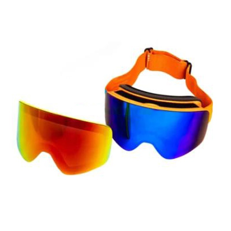 Gafas de esquí Fabricante Hombres Mujeres Protección UV antivaho Gafas de nieve sobre gafas