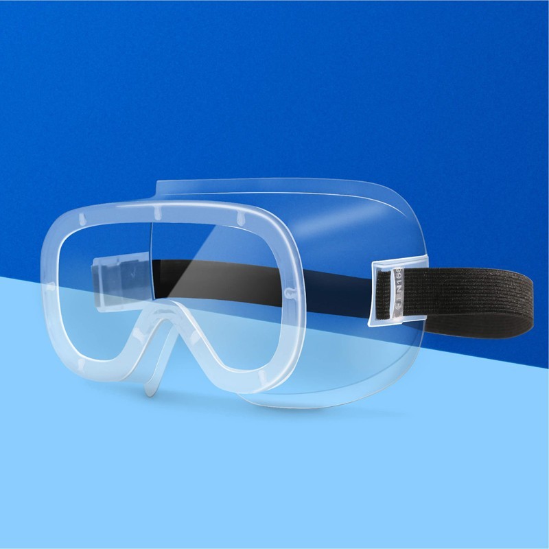 Óculos de proteção médica de segurança, design transparente antiembaçamento, alta resistência a impactos, proteção perfeita para os olhos para laboratórios, produtos químicos e óculos de segurança no local de trabalho
