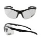 Gafas bifocales de seguridad para lectura, protección ocular ANSI Z87, resistentes a los impactos, antideslizantes, envolventes, gafas de lectura bifocales