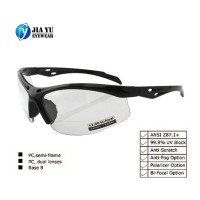 Bifocal Reading Safety Glasses Eye Protection ANSI Z87 Impact Resistant Non-Slip Wrap Around Bifocal Reading Glasses