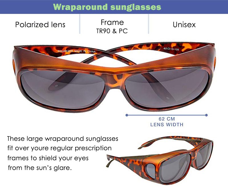 Fit Over Wrap Sunglasses