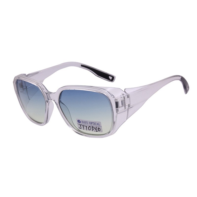 Side Shield Sunglasses Oversize Anti-Fog Safety Glasses Blue Light Blocking Anti-Dust UV Protection