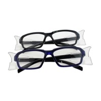 Safety Glasses Side Shields for Prescription Glasses, Slip on Clear Eye Glasses Side Shields