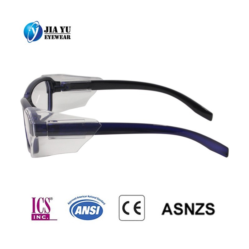 Safety Glasses Side Shields for Prescription Glasses, Slip on Clear Eye Glasses Side Shields