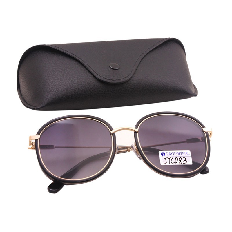 Round Polarized Sunglasses Retro Men Women Metal Frame Circle Sun Glasses Shades