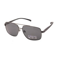 Óculos de sol masculinos de metal quadrado polarizado para pesca, condução, golfe