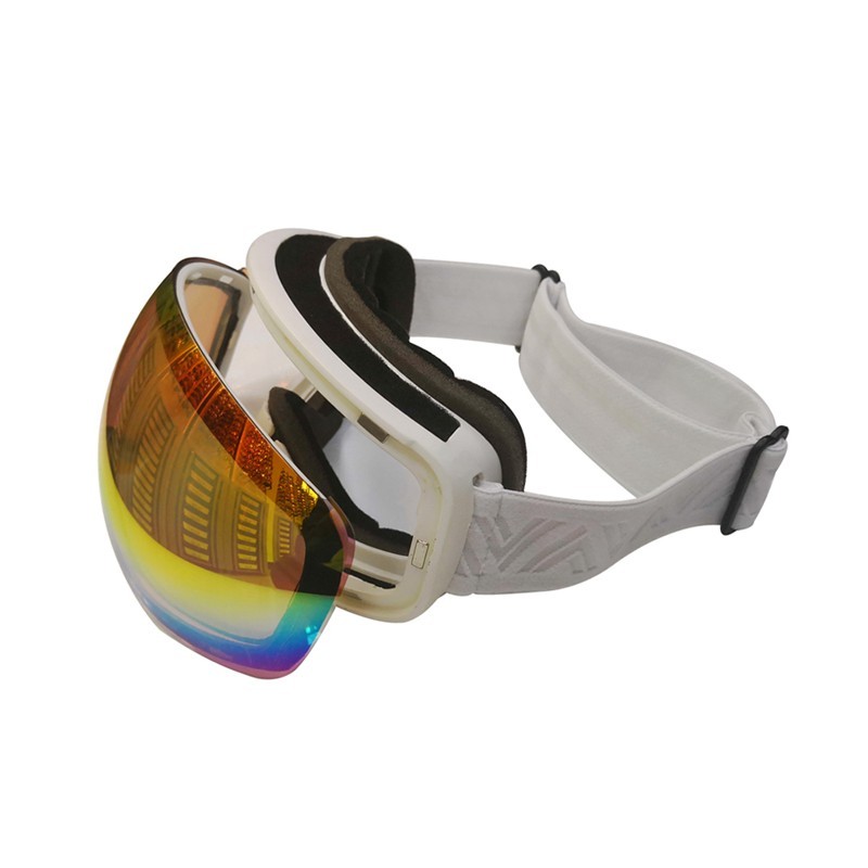 Ski Goggles,Snowboard Goggles,Magnetic & Clip Locking System,Interchangeable Lens