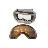 Ski Goggles,Snowboard Goggles,Magnetic & Clip Locking System,Interchangeable Lens
