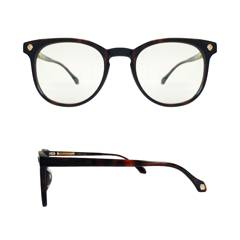 Vintage Round Polarized Sunglasses for Women Acetate Frame UV400 Protection Lenses