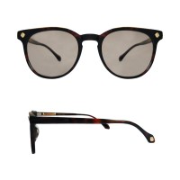 Vintage Round Polarized Sunglasses for Women Acetate Frame UV400 Protection Lenses