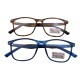 Armação de óculos de plástico marrom personalizada tr90 armação de óculos