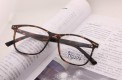 Lentes de marcos ópticos de marco de anteojos de plástico marrón tr90 personalizados