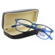 Lentes de marcos ópticos de marco de anteojos de plástico marrón tr90 personalizados