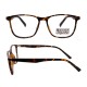Customized Brown Spectacle tr90 Plastic Eyeglass Frame Optical Frames Eyeglasses