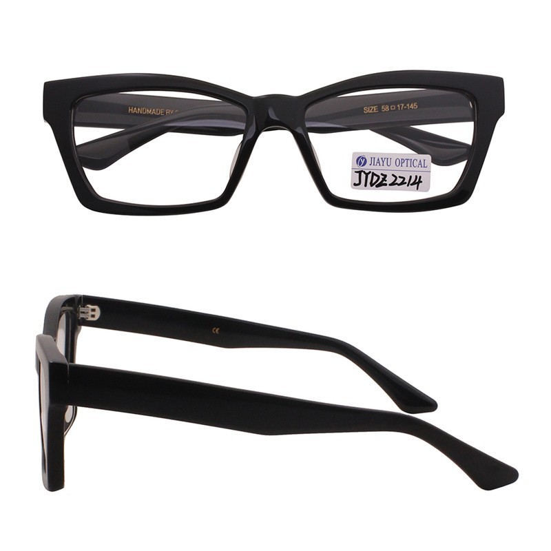 Marcos completos de los anteojos de los anteojos de la prescripción de la computadora del ojo de gato del borde