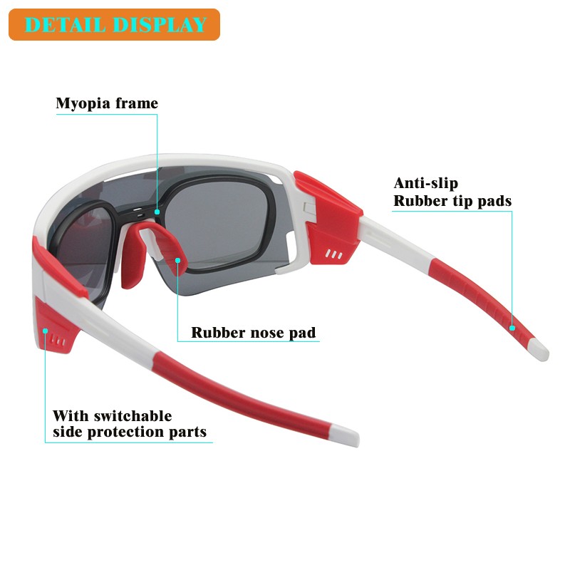 China Customized Fashion Cycling Sports Sunglasses Suppliers