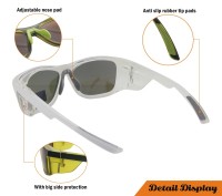 Side Shields Safety Glasses,Safety Goggles Anti Fog,Work Glasses,Construction Safety Glasses,Protective Eyewear