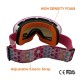 Óculos de esqui óculos de snowboard para homens mulheres adultos jovens, sobre óculos 100% proteção uv/anti-nevoeiro/visão ampla