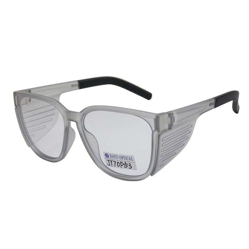 Customized ANSI Z87.1 certified high impact Optical safety glasses with rubber nose pad and tips