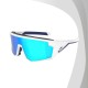 Outdoor UV Protection Cycling Safety Glasses One Piece Lens Windproof Sport Mountain Bike Bicycle Sunglasses