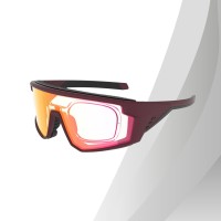 Proteção UV ao ar livre Ciclismo Segurança Óculos Lente de uma peça à prova de vento esporte mountain bike bicicleta óculos de sol