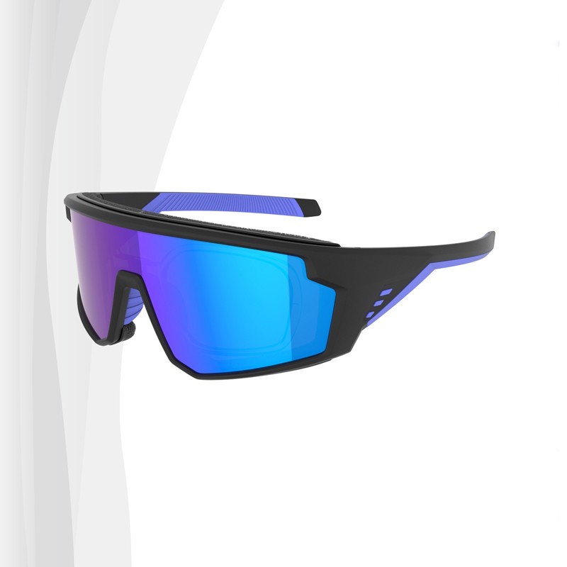 Proteção UV ao ar livre Ciclismo Segurança Óculos Lente de uma peça à prova de vento esporte mountain bike bicicleta óculos de sol