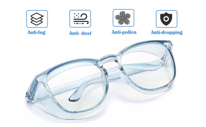 Anti Fog Safety Goggles Protective Glasses Blue Light Blocking Eyeglasses for Men Women