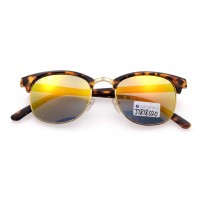 Óculos de sol polarizados clássicos sem aro com proteção UV 400 para mulheres e homens