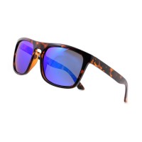 Gafas de sol polarizadas para hombres y mujeres Retro TR90 Marco Cuadrado Sombras Vintage Clásico Gafas de sol