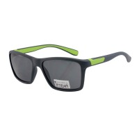 Óculos de sol retangulares para homens, armação TR90 leve, proteção UV400, óculos de sol quadrados