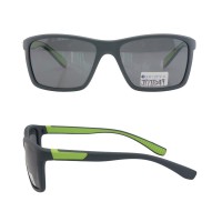 Óculos de sol retangulares para homens, armação TR90 leve, proteção UV400, óculos de sol quadrados