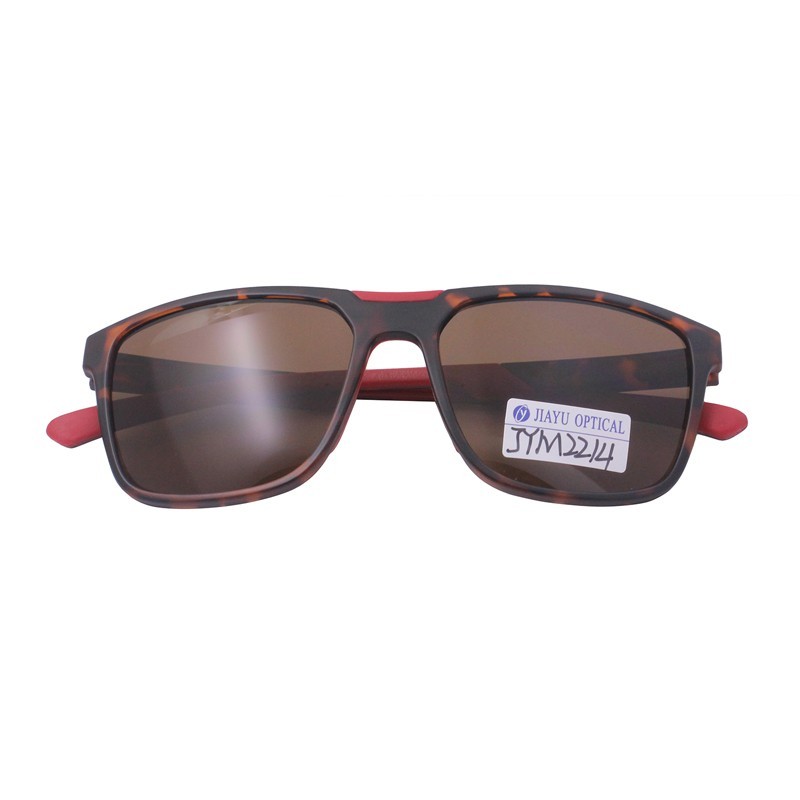 Gafas de sol polarizadas cuadradas de estilo clásico para hombre, gafas de plástico ligeras con protección UV para conducir
