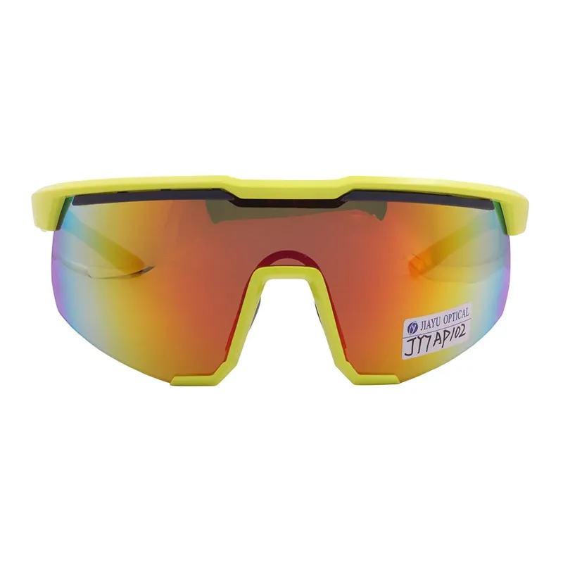 Venta al por mayor, gafas de sol deportivas personalizadas con protección UV400 para hombre y mujer, de gran tamaño, para exteriores, béisbol, correr, montar a caballo, golf y ciclismo