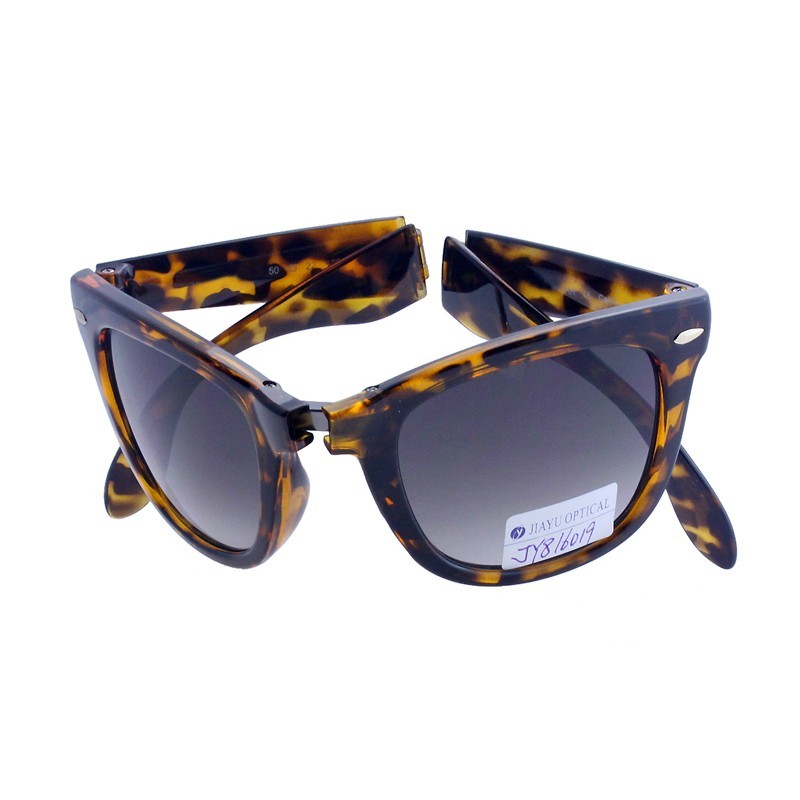 Gafas de sol plegables clásicas redondas para mujer y hombre, polarizadas, con protección UV 400.