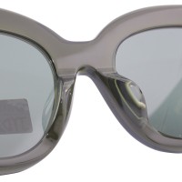 Óculos de sol femininos de acetato, óculos de sol redondos polarizados com proteção UV, óculos de sol retrô para mulheres