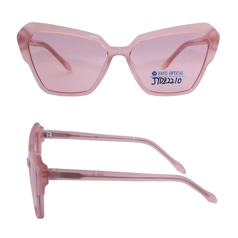 Óculos de sol Cateye de acetato para mulheres, óculos de sol estilo olho de gato com proteção UV, óculos de sol femininos