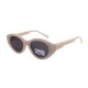 Óculos de sol ovais retrô personalizados de acetato para mulheres, óculos de sol polarizados UV400