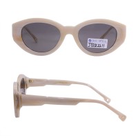 Gafas de sol ovaladas retro de acetato personalizadas para mujer, polarizadas UV400