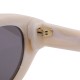 Óculos de sol ovais retrô personalizados de acetato para mulheres, óculos de sol polarizados UV400