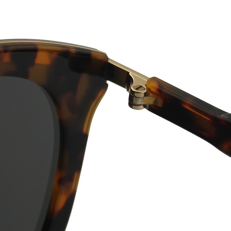 Óculos de sol polarizados para mulheres, proteção UV, retrô, espelhado, com armação de acetato