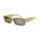 Óculos de sol retangulares pequenos de acetato, modernos, quadrados, para mulheres, retrô, proteção UV