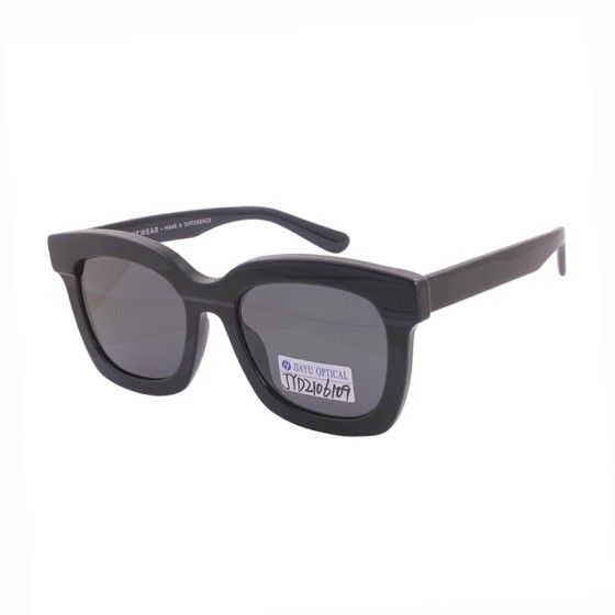 Gafas de sol polarizadas de acetato hechas a mano para mujer, protección UV, estilo retro moderno.