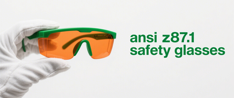 ANSI Z87.1 safety glasses