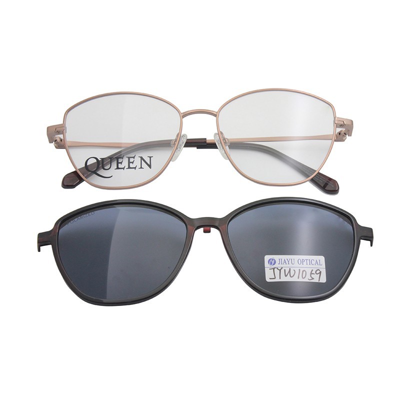 Óculos de sol polarizados grandes com clipe sobre óculos de grau para mulheres e homens